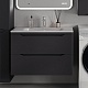 Style Line Тумба под раковину Марелла 80 Люкс Plus антискрейтч подвесная графит матовый – картинка-8
